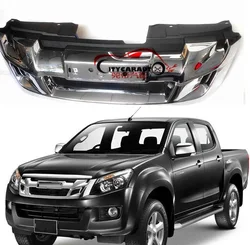 CITYCARAUTO CAR ACCESSORIES AUTO FRONT GRILL GRILLE RACING GRILL COVER FIT FOR ISUZU D-MAX DMAX CAR 2012 2013 2014 2015