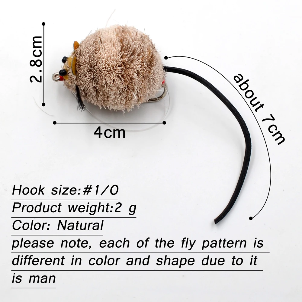Mosca Ratón MNFT – Imitación Flotante con Guarda Malezas para Superficie - imagen 5