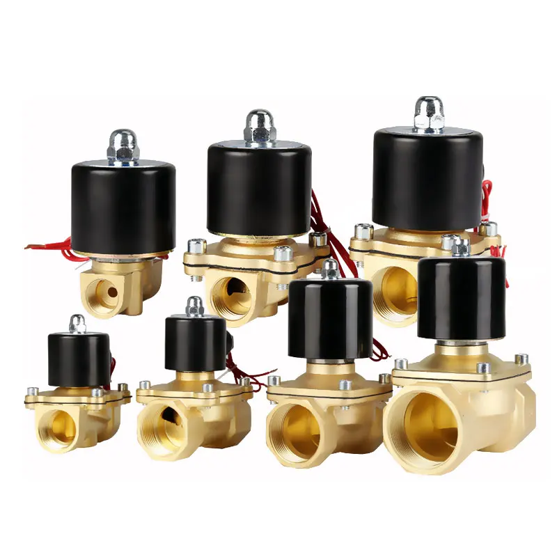 

1/4" 3/8" 1/2" 3/4" 1" Solenoid Valve DN8 DN10 DN15 DN20 DN25 N/C Pneumatic Valve for Water Oil Air 12V/24V/220V/110V