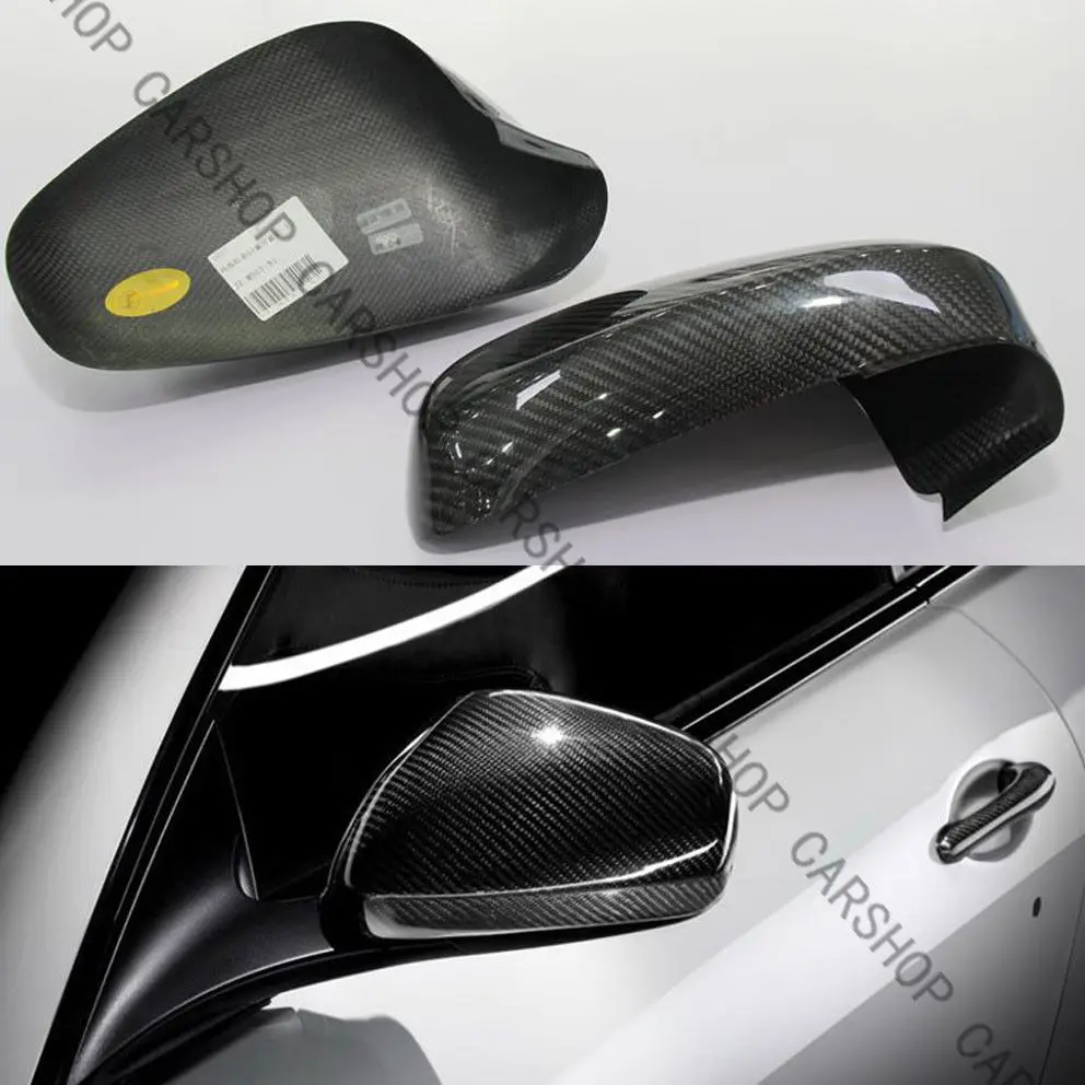 Car modification Car accessories  Real Carbon Fiber Car Mirror Cover Caps For Maserati Quattroporte Granturismo GT