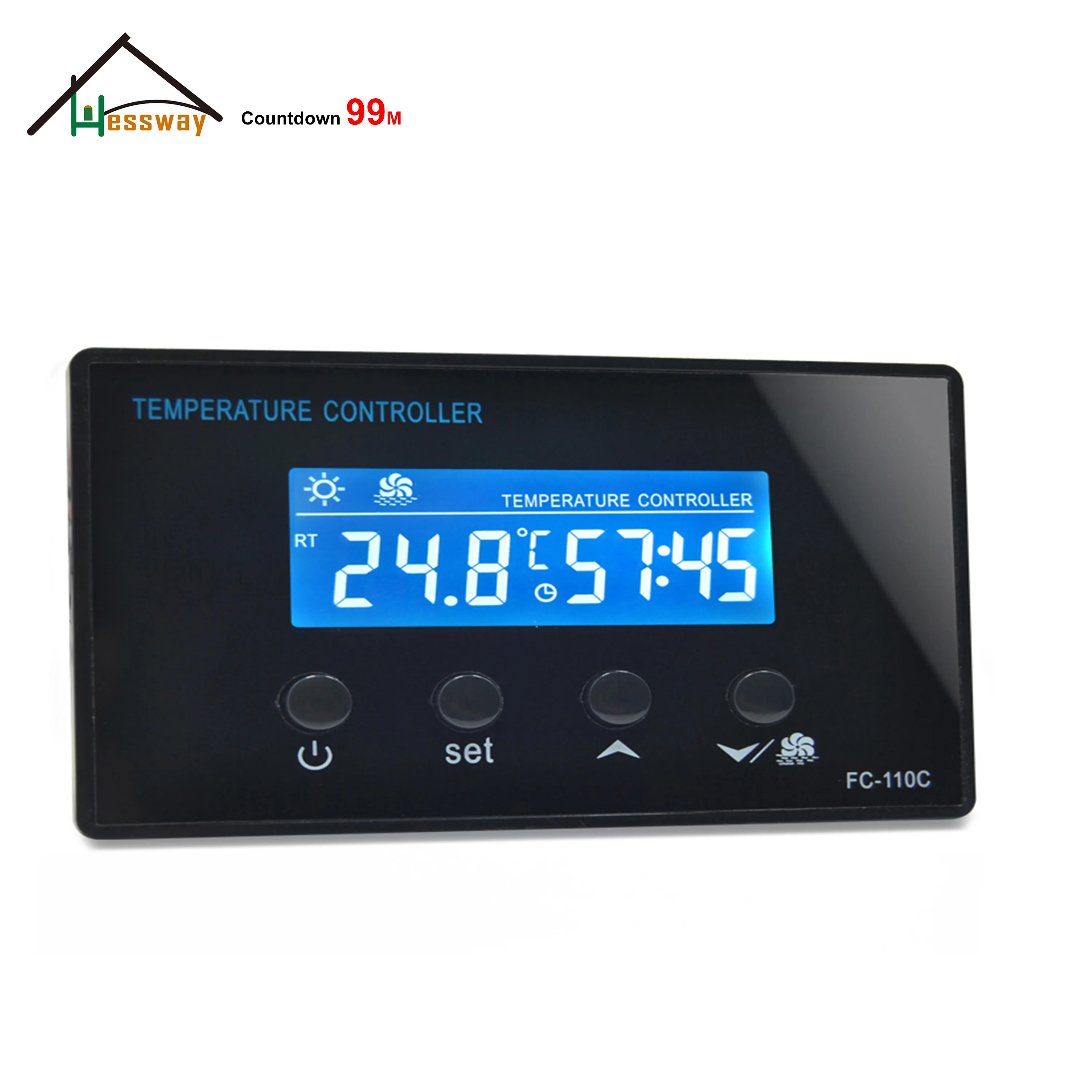 

30A 10A Relay LCD Sauna Steam Room Control Panel With Timer