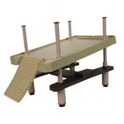 Reptile Large Turtle Square Pier Platform With Ramp Ladder Basking Floating Plastic Durable High Quality