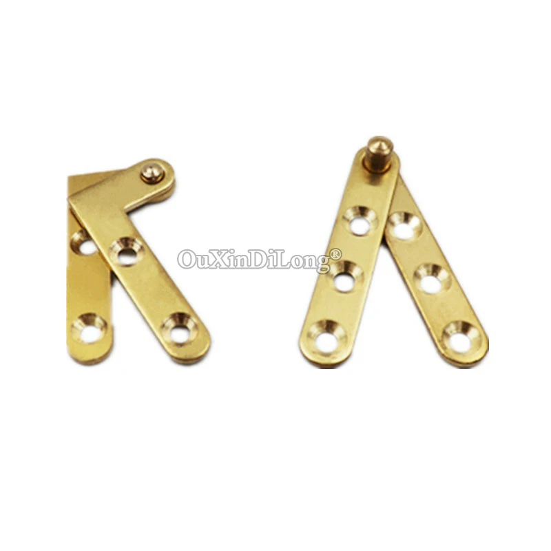 

DHL Shipping 500PCS Pure Brass Door Pivot Hinges 360 Degree Rotary Invisible Hidden Furniture Hinges Install Up and Down