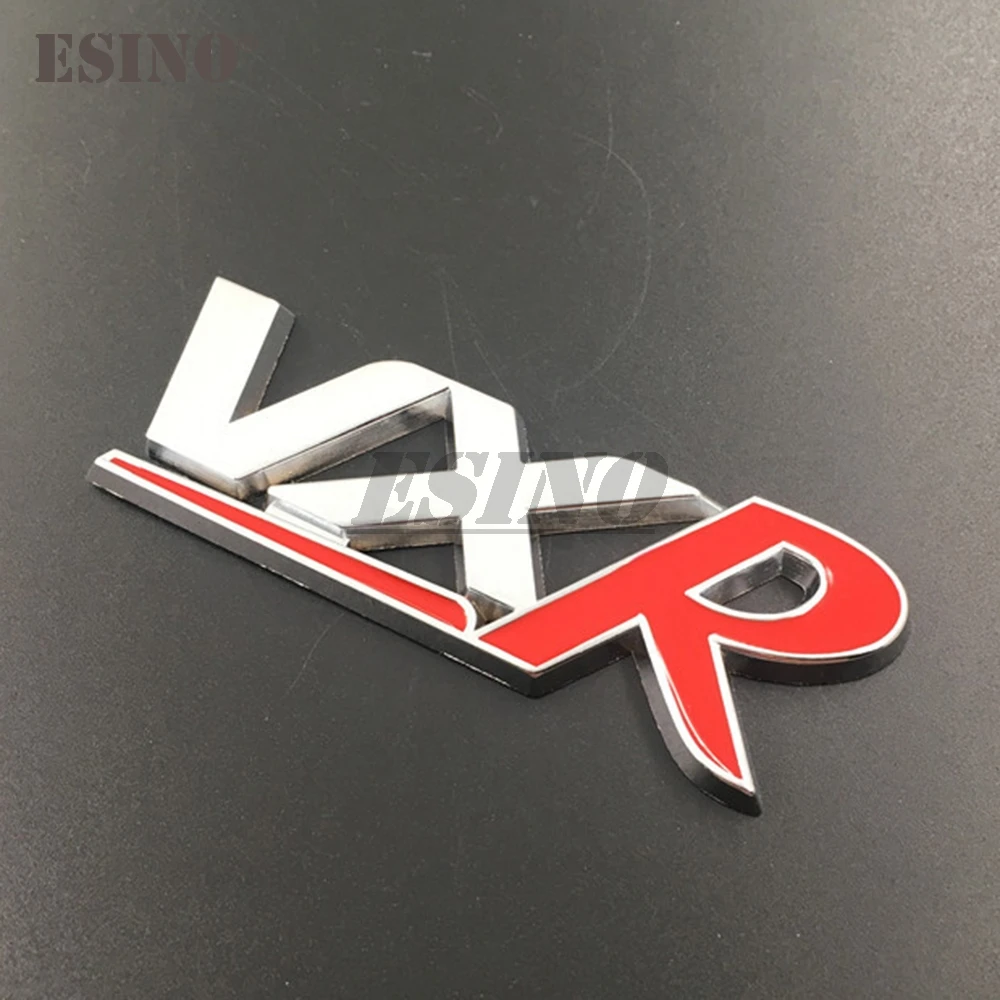 3D Vxr Racing Kofferbak Zinklegering Embleem Rear Body Achterklep Accessoires Lijm Styling Badge Voor Vauxhall Vxr