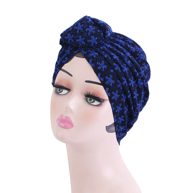 

Women Hat Vintage Knot Twist Turban Muslim Hijab Chemo Cap Skullies Hair Loss Cover Beanie Bonnet Head Scarf Wrap Accessories