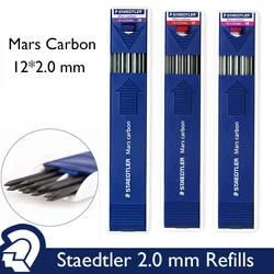 LifeMaster Staedtler Mars Carbon 200 2.00 mm Mechanical Pencil Lead Refill Black Graphite Design