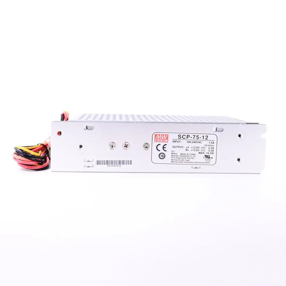 Original Mean Well SCP-75-12 meanwell 13.8V 5.4A 74.5W Single Output Switching Power Supply with temperature compensation