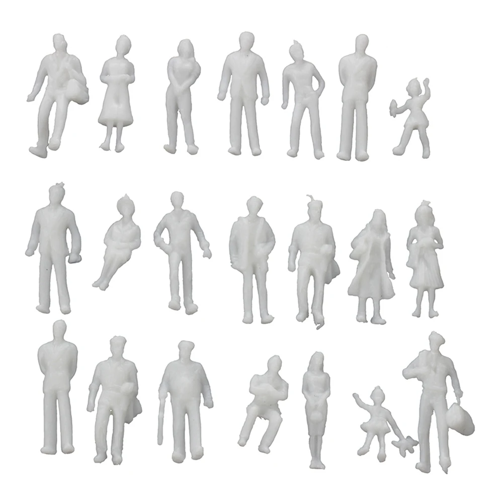 50 figurines en plastique assises 1:32 petite figurine humaine peinte figurine miniature mixte modèle architectural 50 figurines en plastique assises 1:32 petite figurine humaine peinte figurine miniature mixte modèle architectural