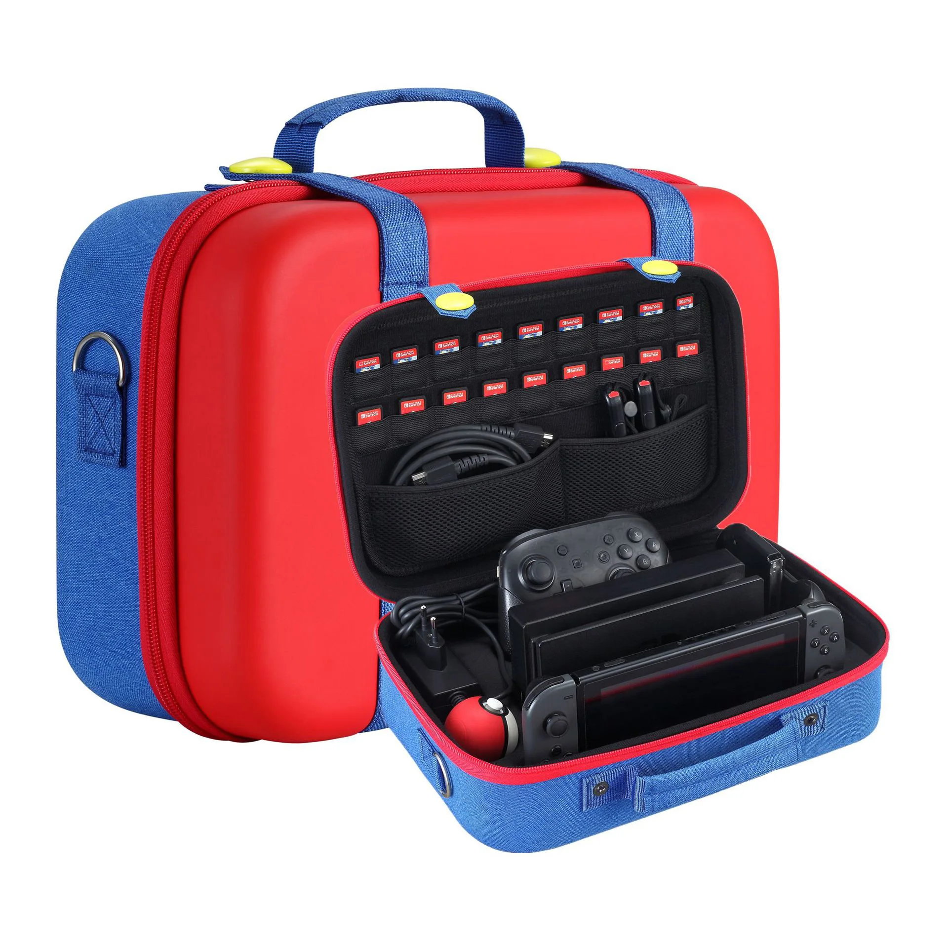 

Travel Carrying Case Nintendo Switch Waterproof Accessories Bag for Switch Console Gamepad TV Dock Charger Gaming Card