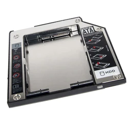 9.5mm SATA 2nd SSD HDD Caddy For Lenovo Thinkpad  T420s T430s T500 W500 T400 T410 Hard Disk Drive Caddy