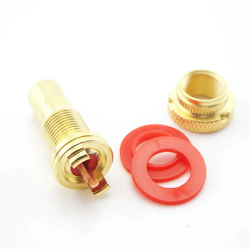 High-end RCA Adapter Jack HIFI Terminals Pom Insulation Socket AV Terminal Phono Audio Video Connector