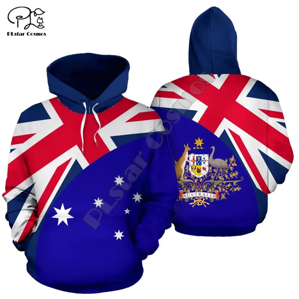 

2020Newest Fashion Australia Country Flag Retro Funny Tracksuit Long Sleeves Streetwear Unisex 3DPrint Zipper/Hoodies/Jacket A-4