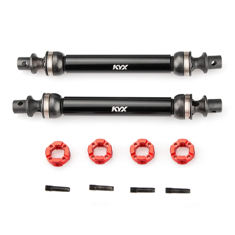 

KYX Racing Hardened Steel Center Drive Shaft Upgrades Part Accessories for RC Crawler Car Axial Capra Unlimited Trail Buggy UTB