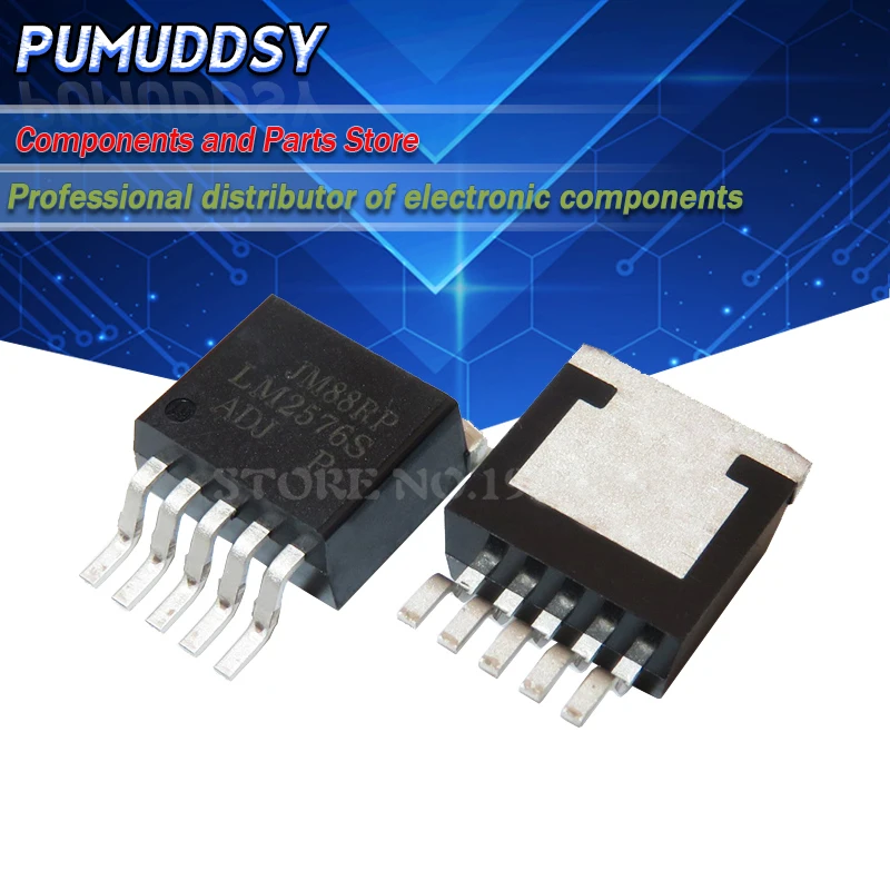 10PCS LM2576 LM2576S-ADJ TO-263 LM2576-ADJ Voltage Regulator