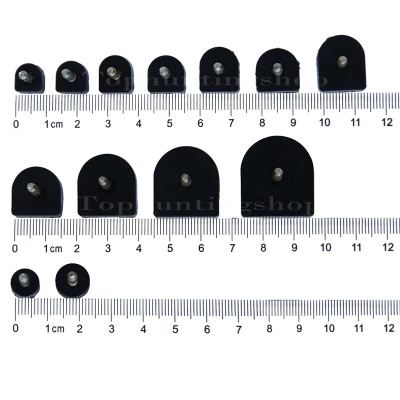 GUGULUZA Pair High Heel Shoes Dowel Stiletto Repair Replacement Tips Taps Pins Lifts Black For Women 13 Size