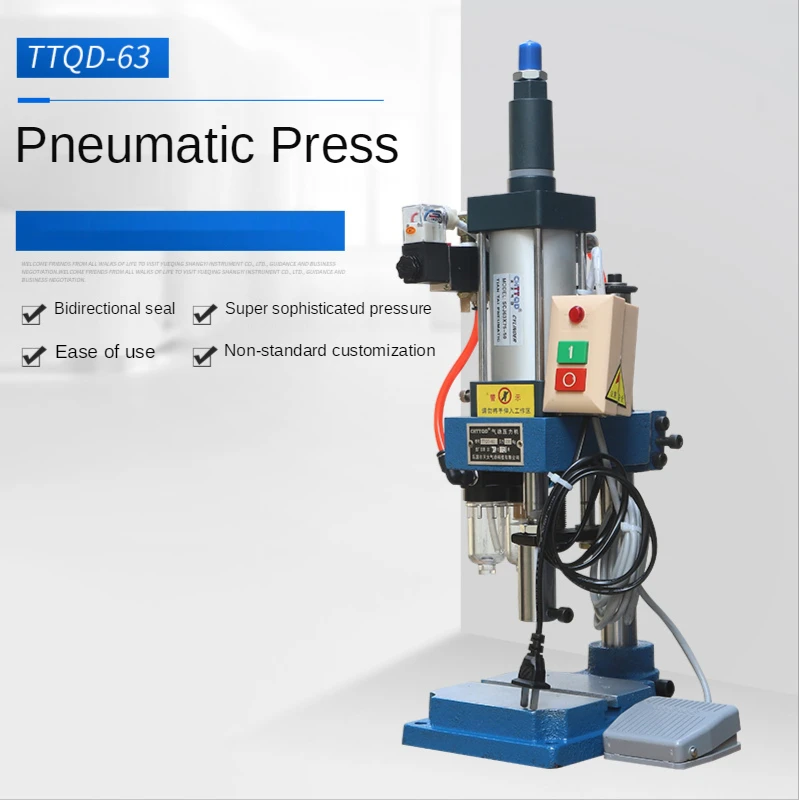 Single Column Pneumatic Press 200 Kg Pneumatic Press Table Top