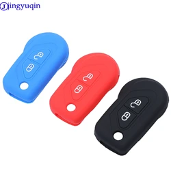 jingyuqin 2B Silicone Remote Key Shell Cover Case For Citroen DS3 Styling Holder Filding Folding Key