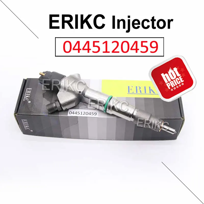 

ERIKC 0445120459 High Pressure Common Rail Injector 0 445 120 459 Fuel Spray Nozzle Injector 0445 120 459 for Bosch Weichai