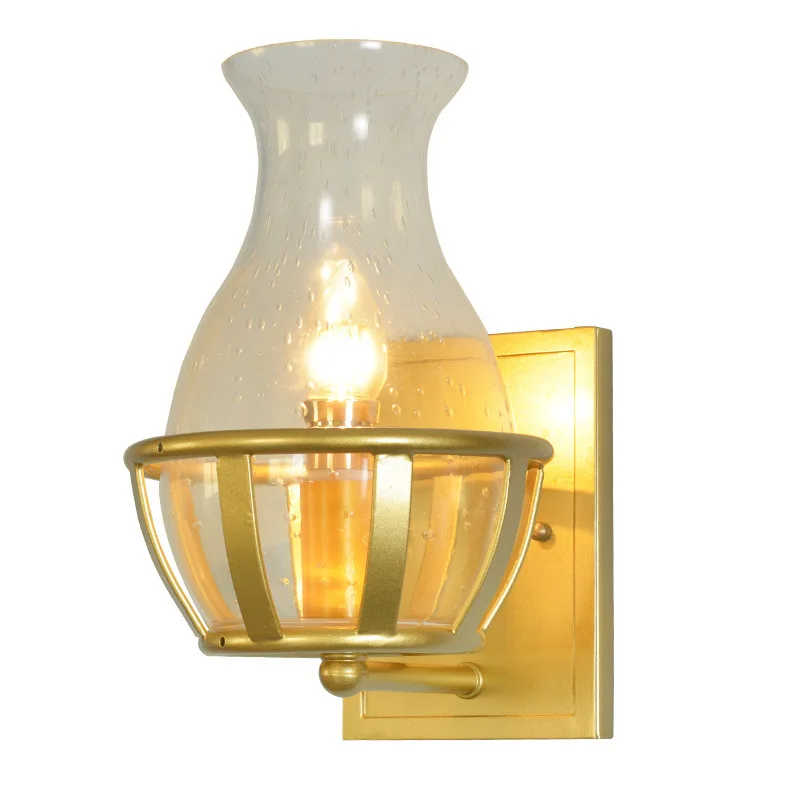 

Energy Saver-Retro American loft wall lamp restaurant entrance bedroom warehouse stair corridor lamp wall light sconce