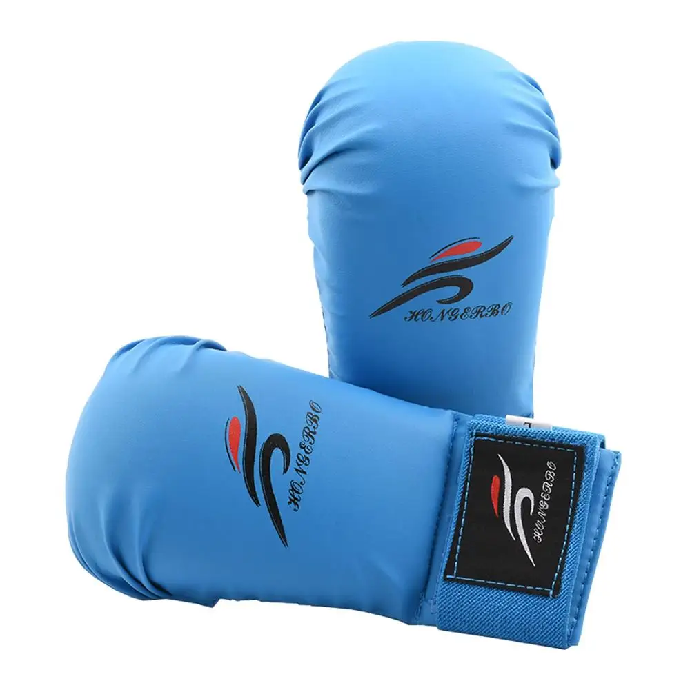 Guantes de kárate para niños y adultos, equipo de entrenamiento para Kick Boxing, Muay Thai, Taekwondo, lucha libre, MMA, Protector de mano, bolsa