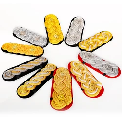 New Arrival High Quality Gold Silver Airline Pilot Epaulets Captain Shirts Shoulder Boards Insignia Free Shipping