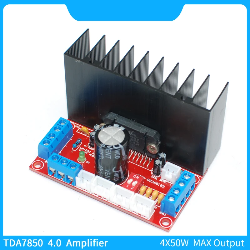 TDA7388 Audio Power Amplifier Board 4*41W 4.0 Channels Amplifiers HIFI Digital Four Channel Amp DIY Amp Audio System