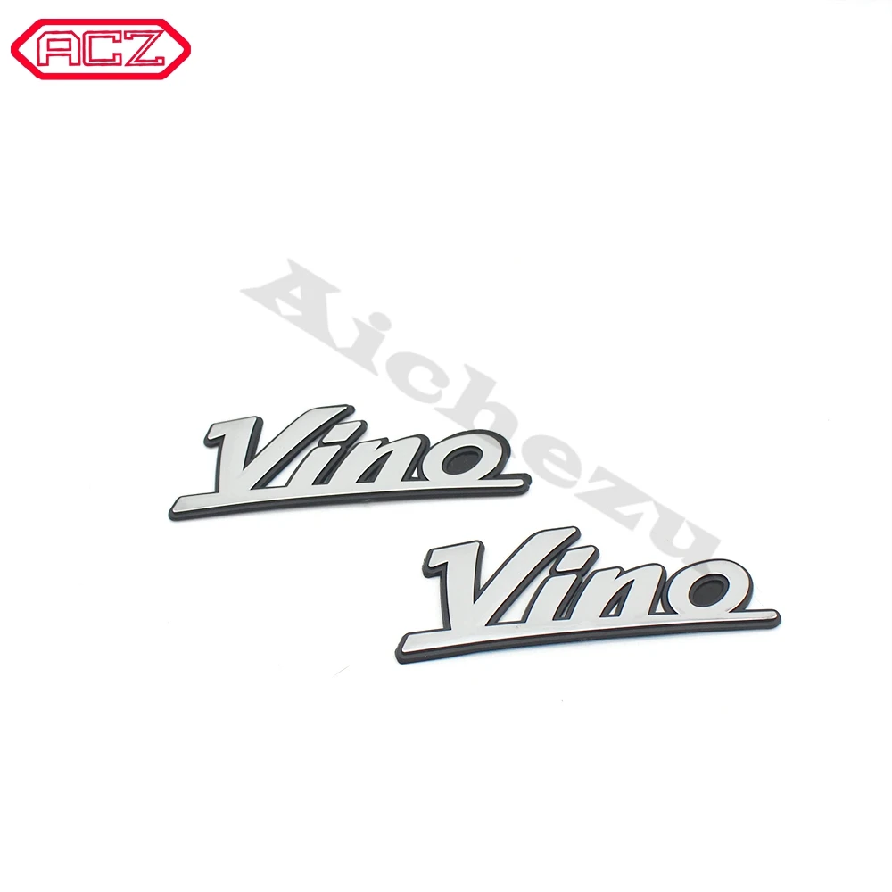 Piezas de motocicleta, carenado de cuerpo de Scooter, calcomanía enchapada, logotipo estéreo, pegatina de cuerpo, apto para Yamaha VINO 5AU