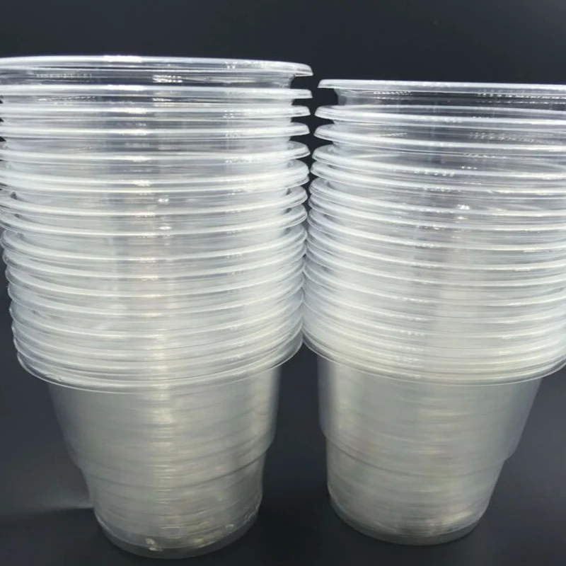 200/300/500 pcs transparent Plastic New Disposable outdoor picnic plastic tasting cup Birthday  Kitchen  Party Tableware.