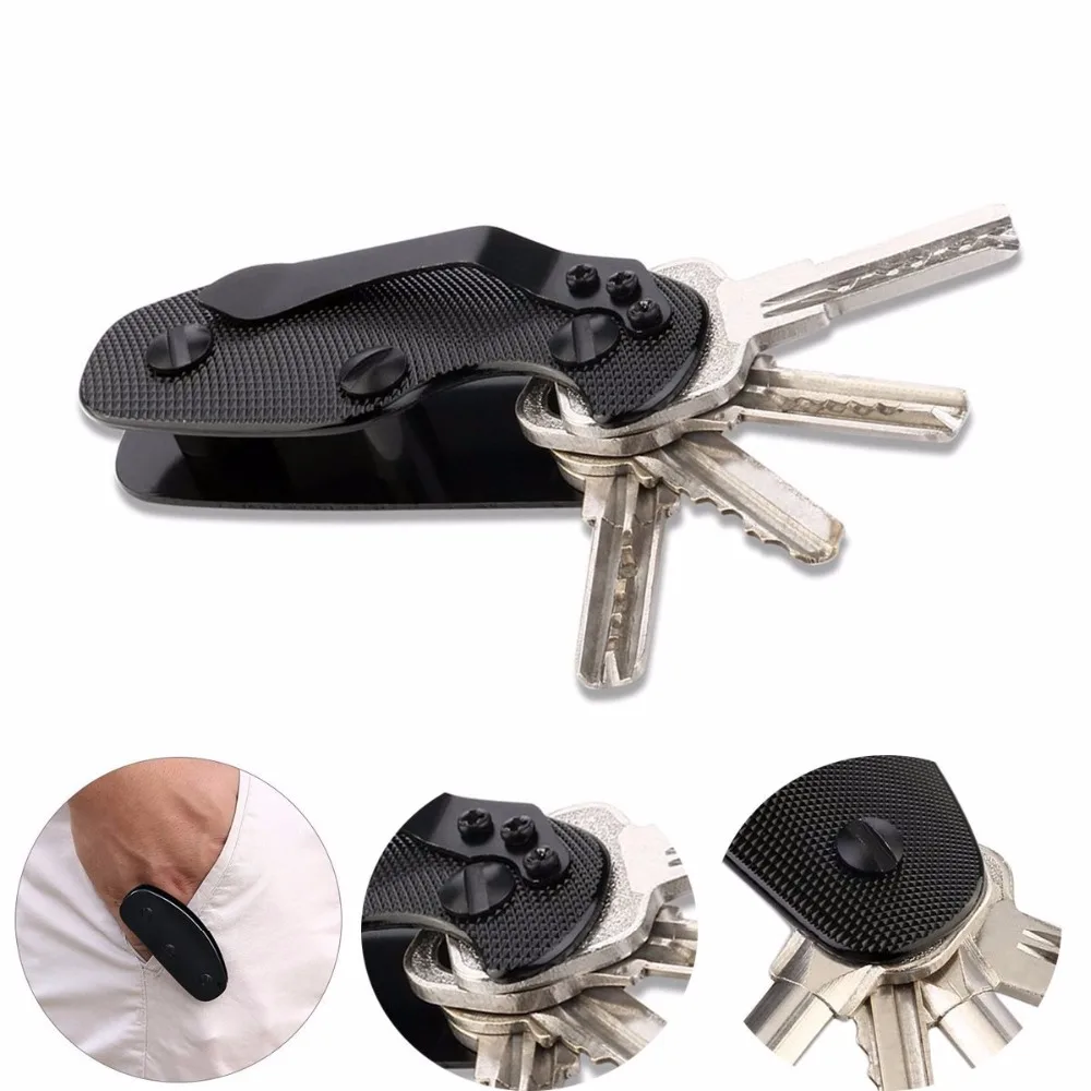 

Self Defense EDC Gear Key Keychain Holder Folder Clamp Pocket Multi Organizer Collector Smart Clip Kit Bar Gadget Outdoor Camp