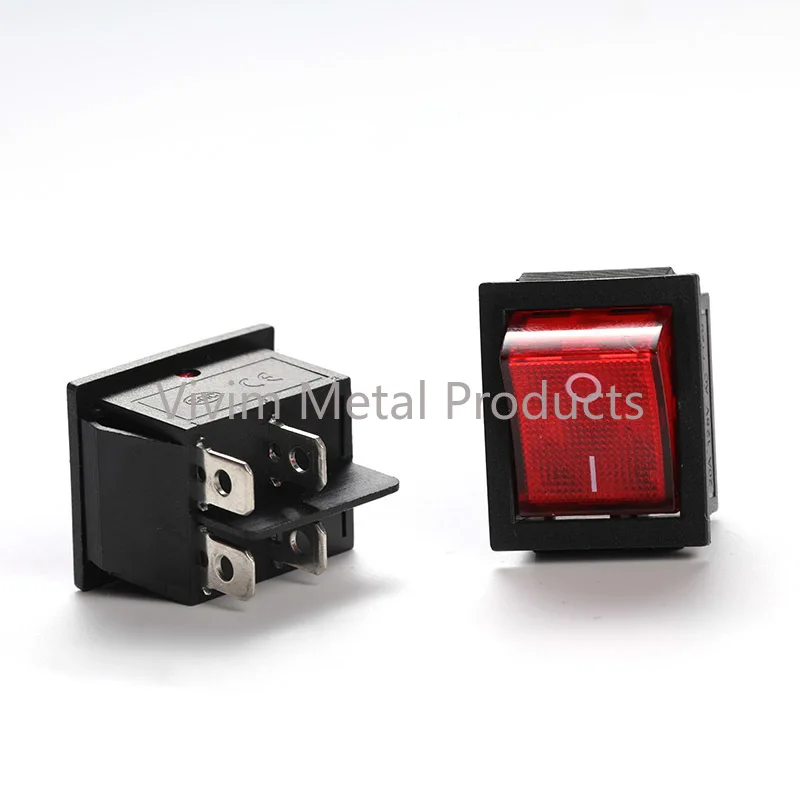 2 Pcs/Lot KCD4 Ship Type Switch Size31mm * 25.3mm * 28mmHigh Quality Safe And Durable Plastic Flame Retardant Shell