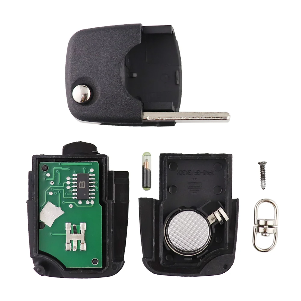 YIQIXIN 3 Button Flip Smart Remote Key 433Mhz ID48 Chip For Audi A3 A4 A6 A8 TT Allroad Quattro 4D0837231A 4D0837231K 4D0837231N