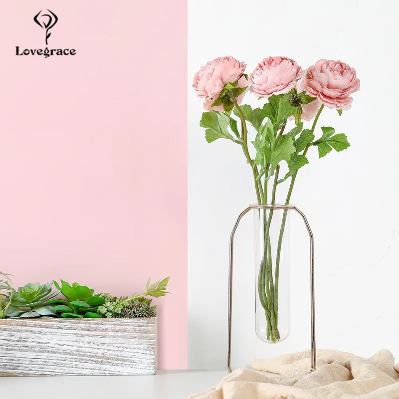 Macaron Kleuren Fake Rose Kunstbloemen Zijde Nam Tak Voor Bruiloft Boog Tafel Nep Grote Bloemen Rode Home Decor Lente flore