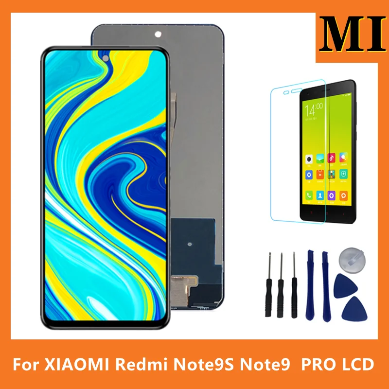 

High Quality Display For Xiaomi Redmi Note 9s Note 9 Pro LCD Display Touch Screen Digitizer Assesmbly For Redmi Note 9 Pro Lcd