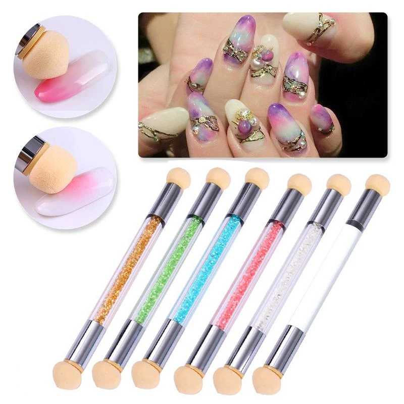 Nail sponge pen gel acrylic nail gradual coloring brush nail enhancement tool
