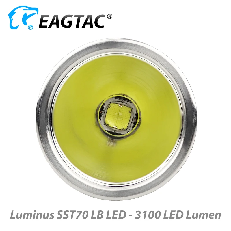 Imagem -05 - Eagtac Dx3b Mkii Usb Recarregável Sst70 Sft40 3100 Lúmen Super Poderoso Led Lanterna Mini Bolso Tocha Edc Lâmpada 18350 Incluído