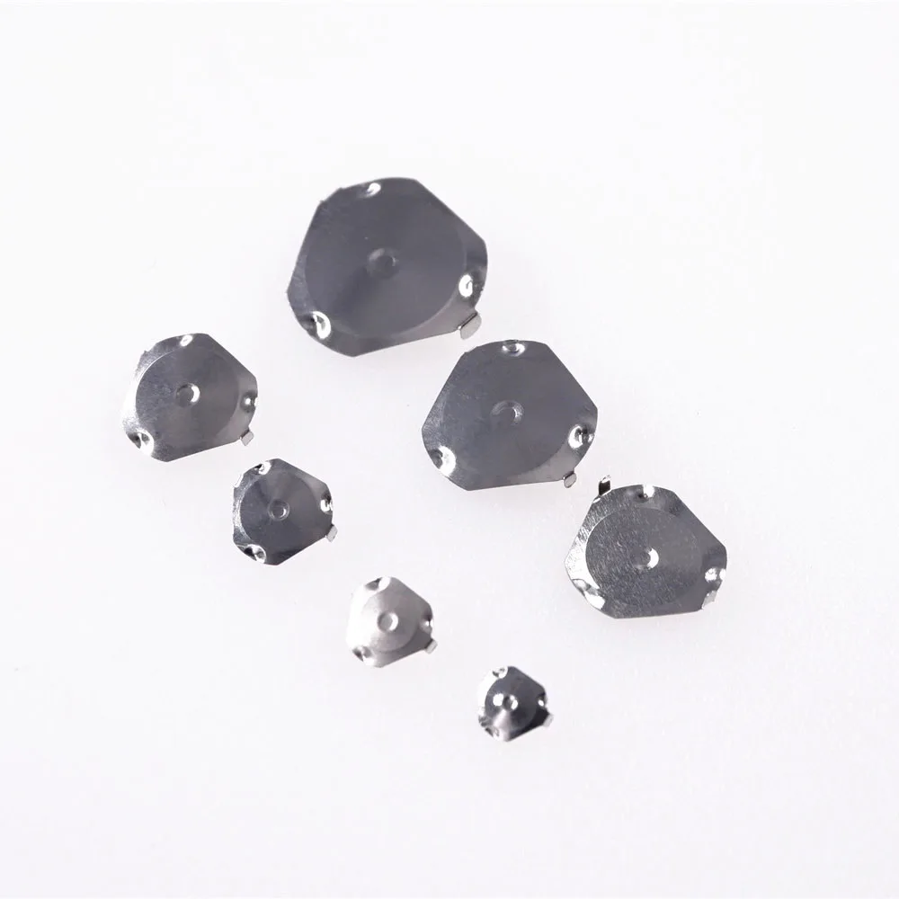 

10000pcs 4.0 5.0 6.0 7.0 8.0 9.0 10.0 12.0 16.0 mm Diameter Single Triangle Metal Dome Snap Dome Switch SPST Leg 1.5 mm Height