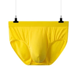 Nueva ropa interior transpirable para Hombre, calzoncillos lisos de Modal para Hombre, bragas sexis con bolsa para pene para Hombre Cueca de talla grande XXXL