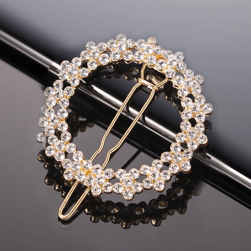 Vintage Imitation Pearl Hairpins For Women Girls Gifts Gold Color Hair Clips Crystal Rhinestones Hair Accessories Jewelry