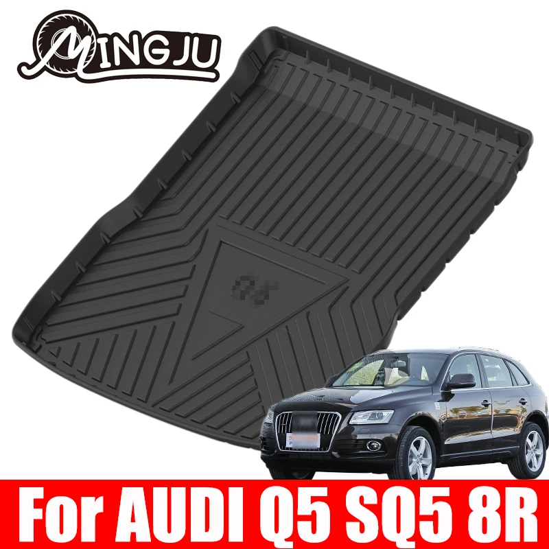 

For AUDI Q5 SQ5 8R 2008 To 2011 To 2017 Durable Boot Carpets Washable Trunk Storage Mat Rollable Back Box Cushion Easy Mounting