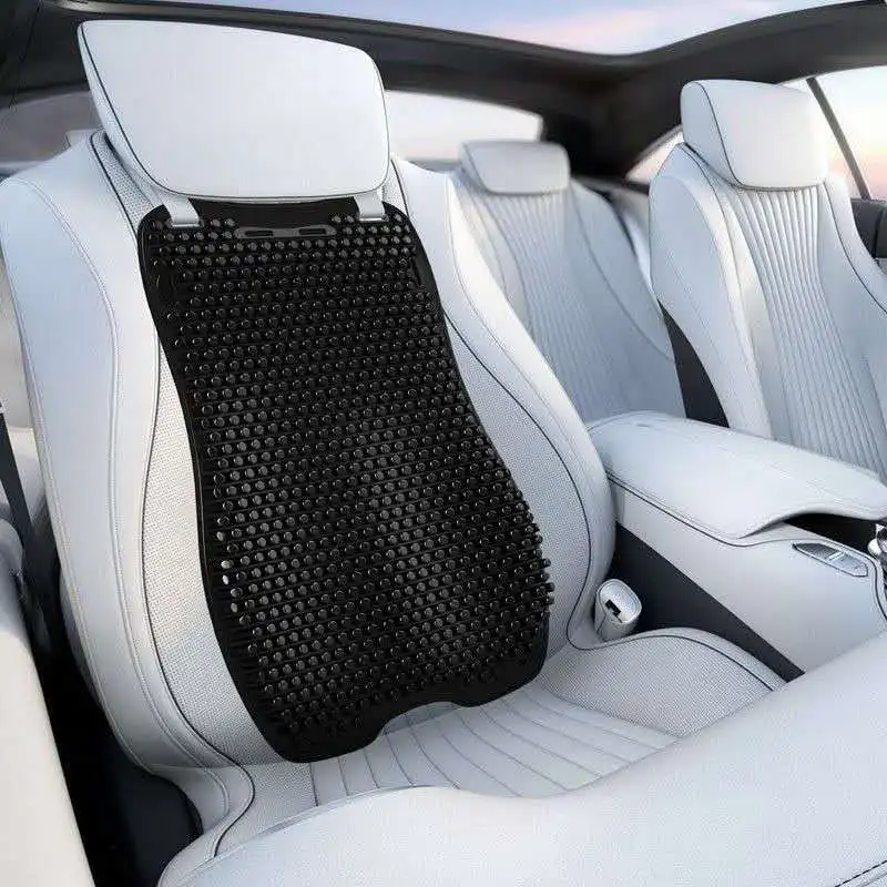 Cool Breathable Silicone Car Seat Cover Cushion Lumbar Back Support Massage Universal Summer Silica Gel Back Rest for Nissan BMW