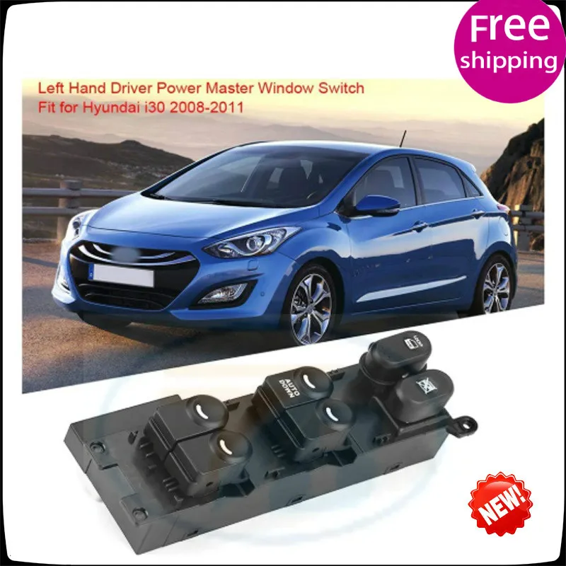 

Electric Power Window Master Control Switch Button Console for Hyundai i30 i30cw 2008-2011 93570-2L010 935702L010 Z155