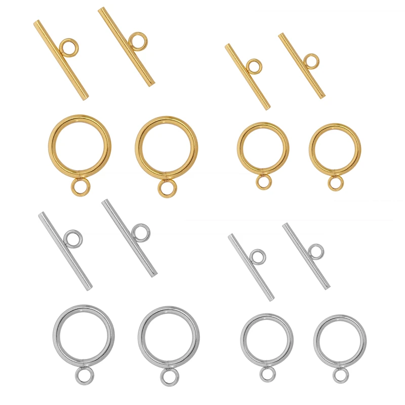 4sets Edelstahl OT Toggle-haken Toggle-haken Schnalle Anschlüsse Für DIY Armband Halskette Schmuck Finden Liefert – Detail 6