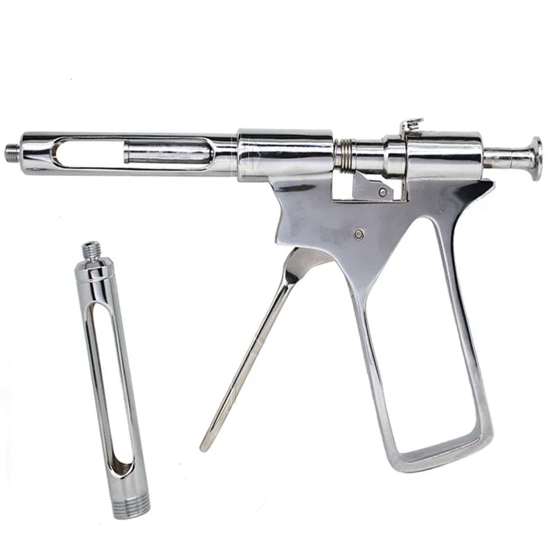 Dental Gun Syringe Stainless steel Quantitative Press Type Syringe Dental Surgical Instruments Oral Care
