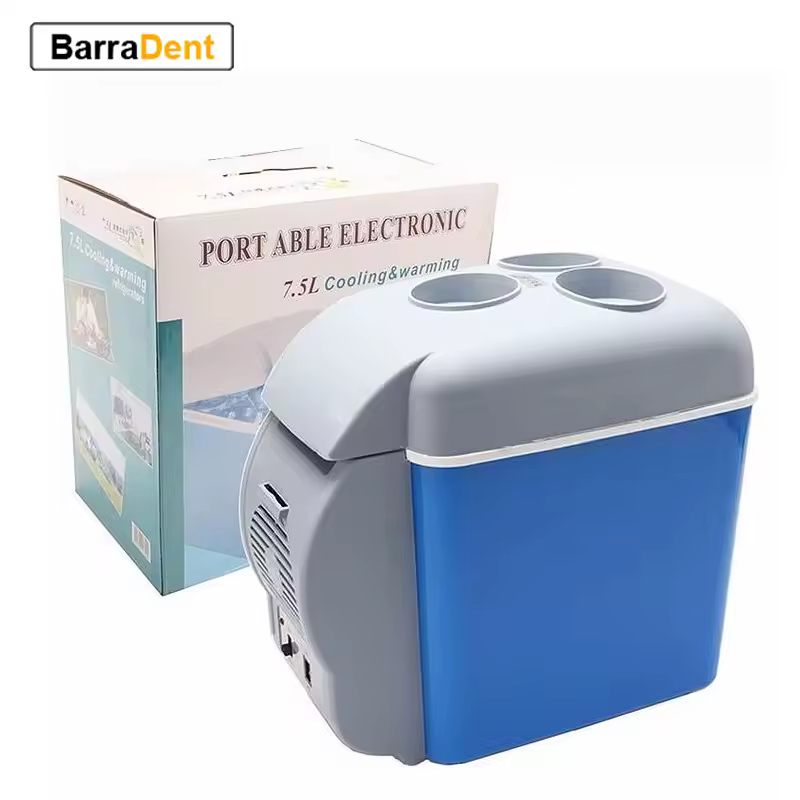 7.5l geladeira elétrica portátil 12v mini carro geladeira freezer refrigerador de acampamento mais quente viagem icebox