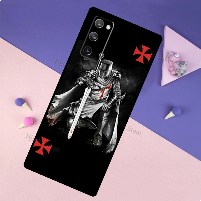 Christian Templar Knights warrior Phone Case For Samsung Galaxy S21 S20 FE S8 S9 S10 Plus S10e Note 10 Note 20 Ultra Cover