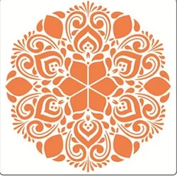 30 * 30 cm grande fiore rotondo mandala fai da te stencil pittura scrapbook colorazione incisione album decorazione modello stencil