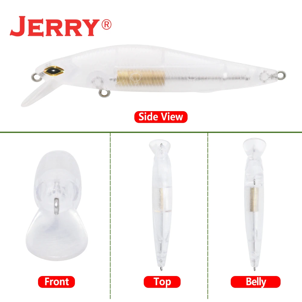 Señuelo Jerry Luwu casting lejano – Pececillo de buceo sin pintar