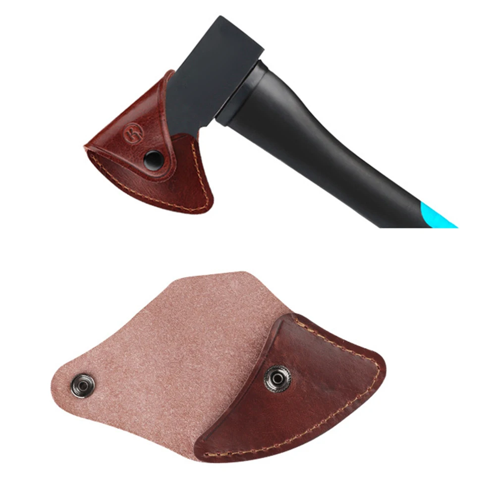 Outdoor Camping Axe Protective Case Leather Axe Head Sheath Portable Axe Sleeve For Outdoor Work Camping Accessories