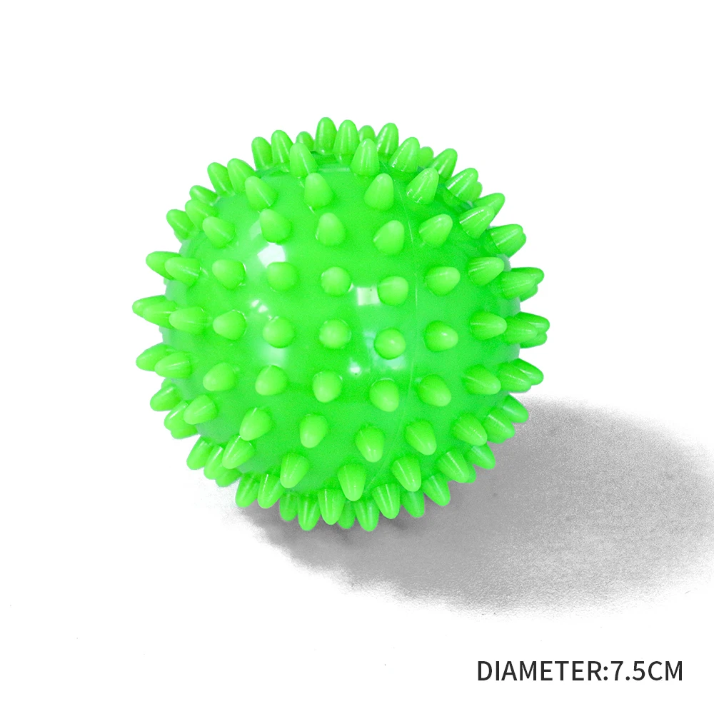 PVC Fitness Massage Ball Spiky Trigger Point Sport Fitness Yoga Exercise Body Muscle Relax Ball for Hand Foot Pain Stress Relief