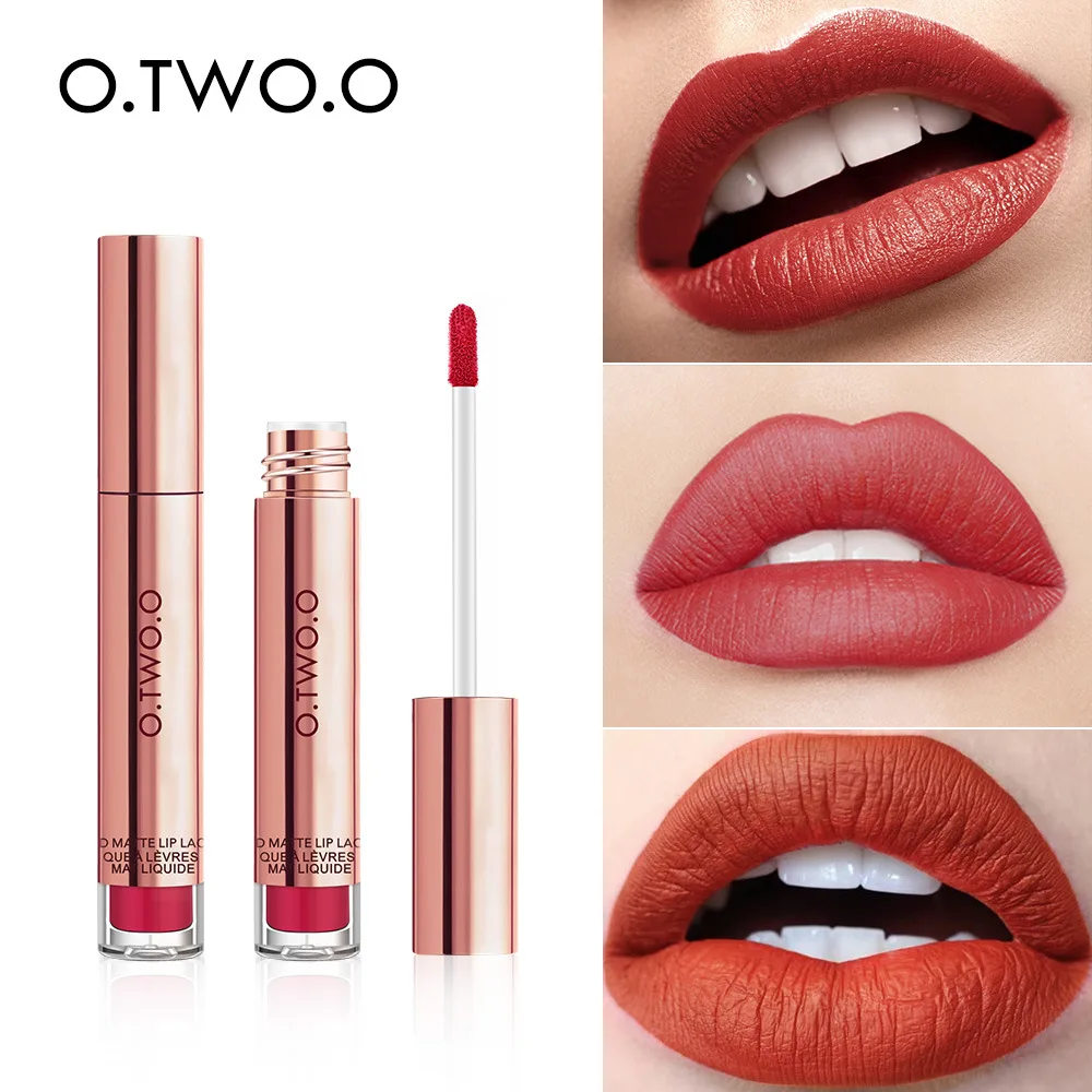 O.TWO. O Makeup Burst Star Not To Touch The Cup Lasting Do Not Drop The Color Matte Lip Gloss Liquid Lipstick 12 Colors 9993